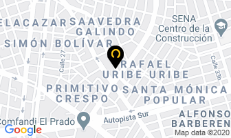Mapa de Adiestramiento Canino Niko en Cali