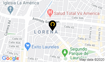 Mapa de Admibienes Ltda. en Medellín