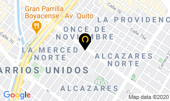 Mapa de Administración De Propiedad Horizontal L.p en Bogotá D.C
