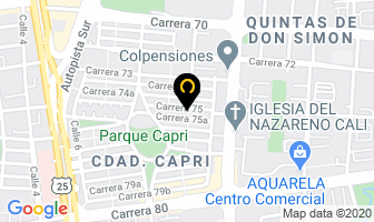 Mapa de Administraciones Bienes Y Servicios en Cali