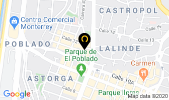 Mapa de Administraciones Mora Gómez en Medellín