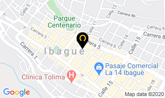 Mapa de Administradora Inmobiliaria en Ibagué