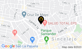 Mapa de Administradora Inmobiliaria Servinmuebles en Sincelejo