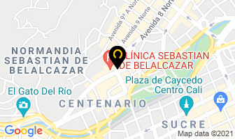 Mapa de Administramos Vivienda en Cali