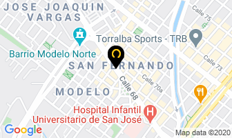 Mapa de Adn Alta Decoración Nacional en Bogotá D.C