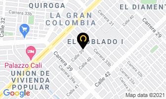 Mapa de Adolfo Vidriería en Cali