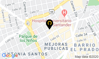 Mapa de Adolor Centro Medico en Bucaramanga