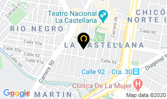 Mapa de Adom Salud Domiciliaria en Bogotá D.C