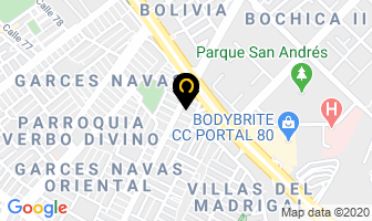 Mapa de Adonay Decoraciones en Bogotá D.C