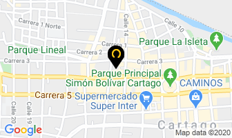 Mapa de Adornos La 13 en Cartago