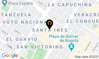Mapa de Adornos Y Encajes E.u. en Bogotá D.C
