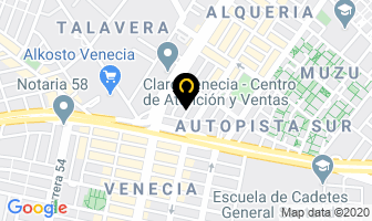 Mapa de Adriana Disfraces en Bogotá D.C