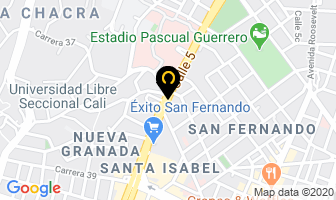 Mapa de Advance Scientific De Colombia Ltda. en Cali