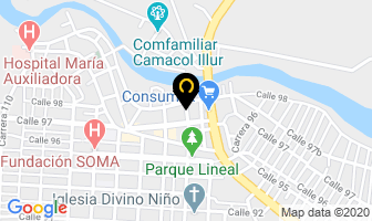 Mapa de Aerocolibri en Chigorodó