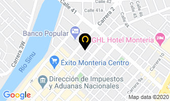 Mapa de Aerocolibri en Montería