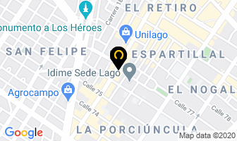 Mapa de Aerodiseño en Bogotá D.C