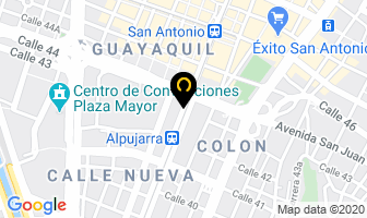 Mapa de Aeroequipos en Medellín