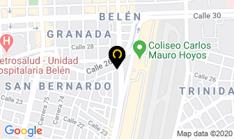 Mapa de Aeropark Suites en Medellín