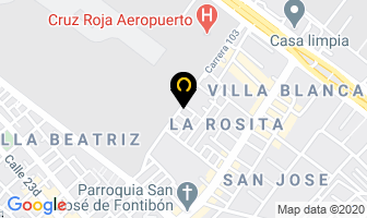 Mapa de Aeroservicios en Bogotá D.C