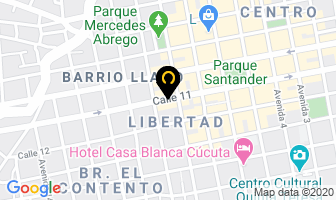 Mapa de Afiches Yordano en Cúcuta