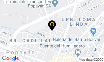Mapa de Afis Academia De Seguridad en Popayán