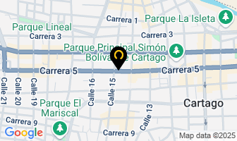 Mapa de Afrodita Distribuidora De Belleza en Cartago