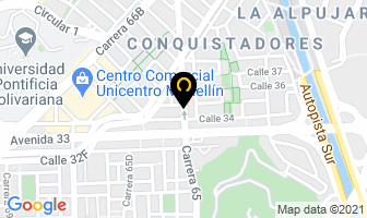 Mapa de Aft Ltda. en Medellín