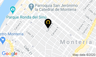 Mapa de Agapanto Floristería en Montería