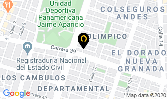 Mapa de Agape en Cali