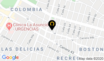 Mapa de Agasajos Atlántico en Barranquilla