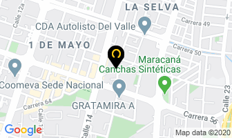 Mapa de Agasajos Eventos Sillas & Mesas en Cali