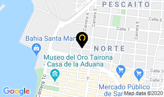 Mapa de Agencia Coche Express en Santa Marta