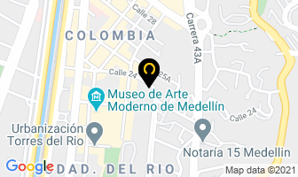 Mapa de Agencia De Baile & Protocolo Dan Zone en Medellín