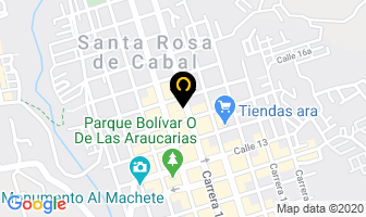 Mapa de Agencia De Maderas El Bosque en Santa Rosa de Cabal