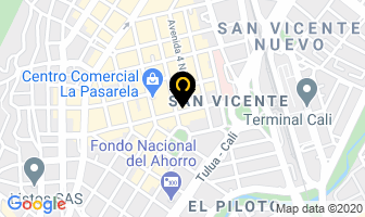 Mapa de Agencia De Viajes Valletours Ltda en Cali