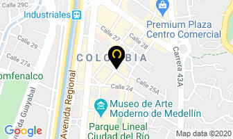 Mapa de Agencia Divipack Ltda en Medellín