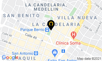 Mapa de Agencia El Constructor en Medellín