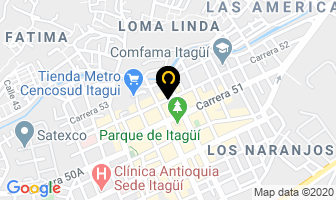 Mapa de Agencia Gerbe en Itaguí