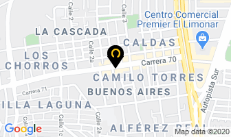 Mapa de Agencia Multimateriales Cementos Del Sur en Cali