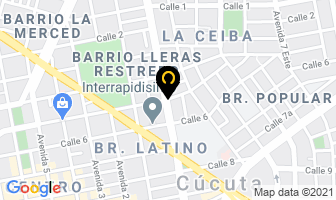 Mapa de Agencia R&g en Cúcuta
