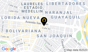 Mapa de Agencia Serdap en Medellín