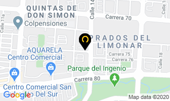 Mapa de Agenciamiento Y Comercio Internacional Ltda en Cali