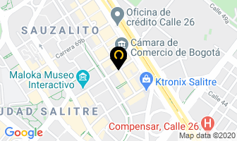 Mapa de Agfa Gevaert Colombia Ltda en Bogotá D.C