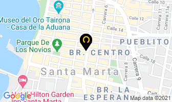 Mapa de Agretritrenes en Santa Marta