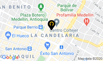 Mapa de Agrfresas en Medellín
