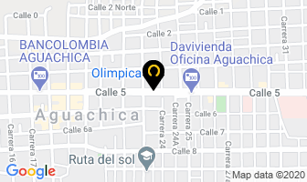Mapa de Agroavaluos Zn Inmobiliaria en Aguachica