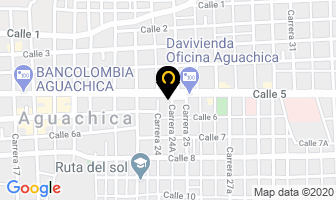 Mapa de Agrobombas Del Cesar en Aguachica