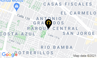 Mapa de Agrocarnes Santander en Bogotá D.C