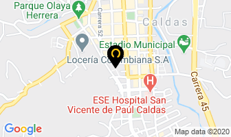 Mapa de Agroindustrias Fruticol en Caldas