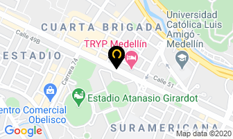 Mapa de Agrollano en Medellín